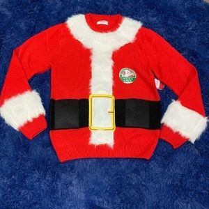 Santa Beer Holster Ugly Christmas Sweater